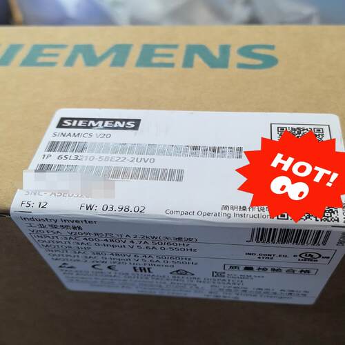 （设备配件）西门子6SL3210-5BE22-2UV0变频器