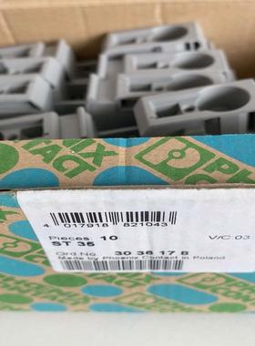 菲尼克斯弹簧导轨固定直通式接线端子 st 35 303617议价