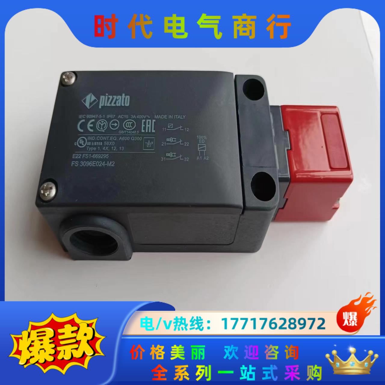 Pizzato 意大利原装安全门锁开关  FS 3096议价