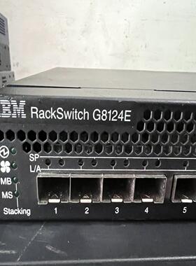 [德峰]24 口全万兆万兆光口IBMSFP BLAD+ G8124E