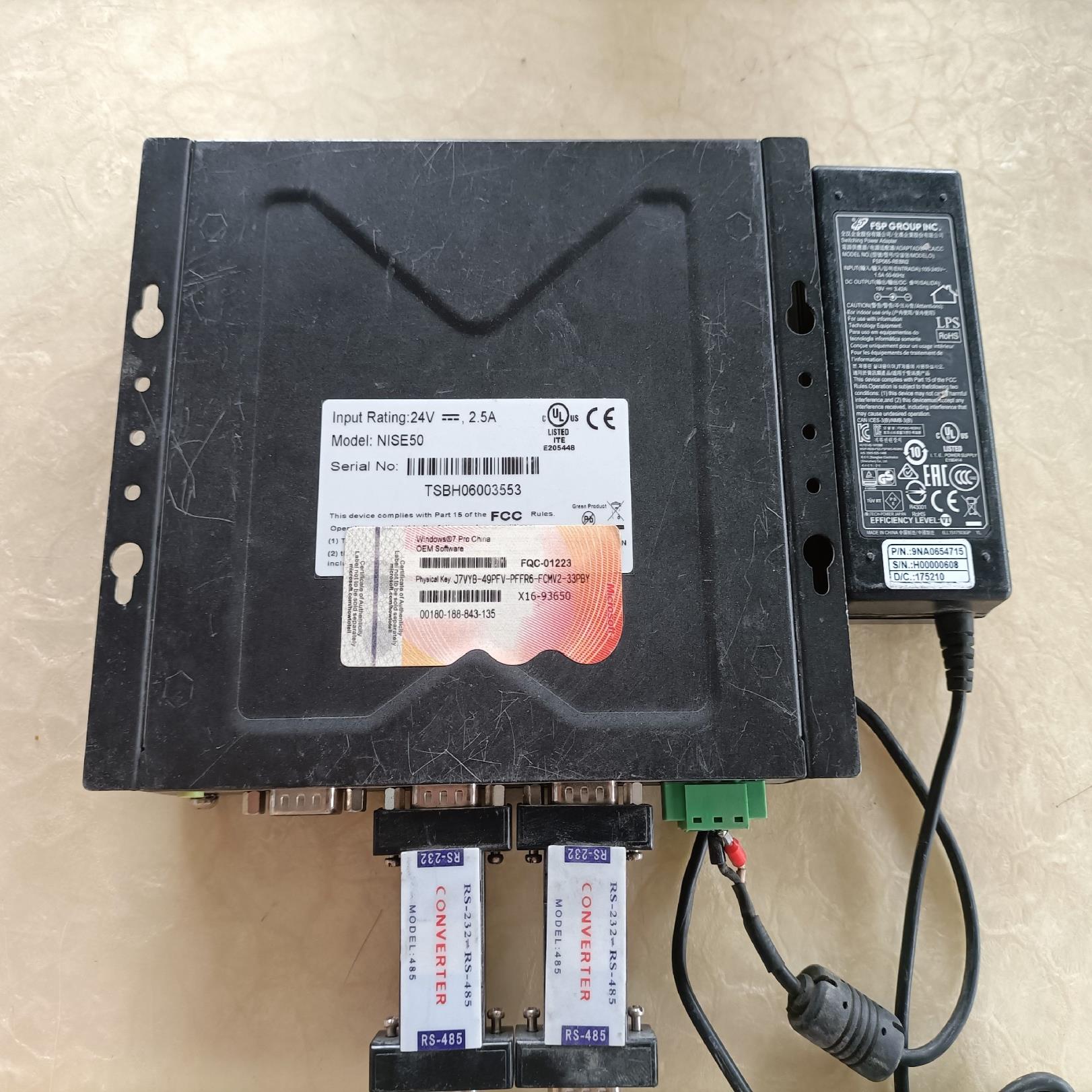 (设备配件)NISE 50-4G-32G 紧凑型无风扇工控机,成色如图,