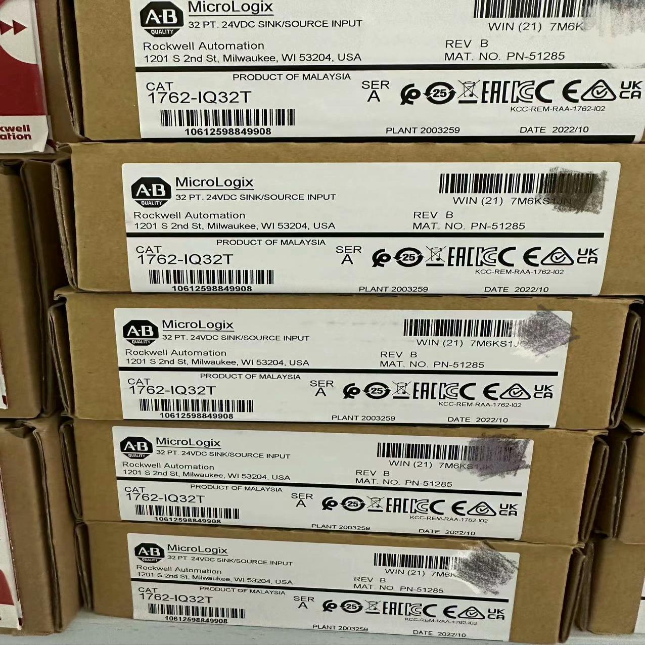 AB罗克韦尔模块 1762-IQ32T全新原装正品现货，实采