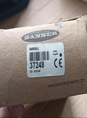 全新邦纳Q45BB6LL激光传感器37248，余料原装正