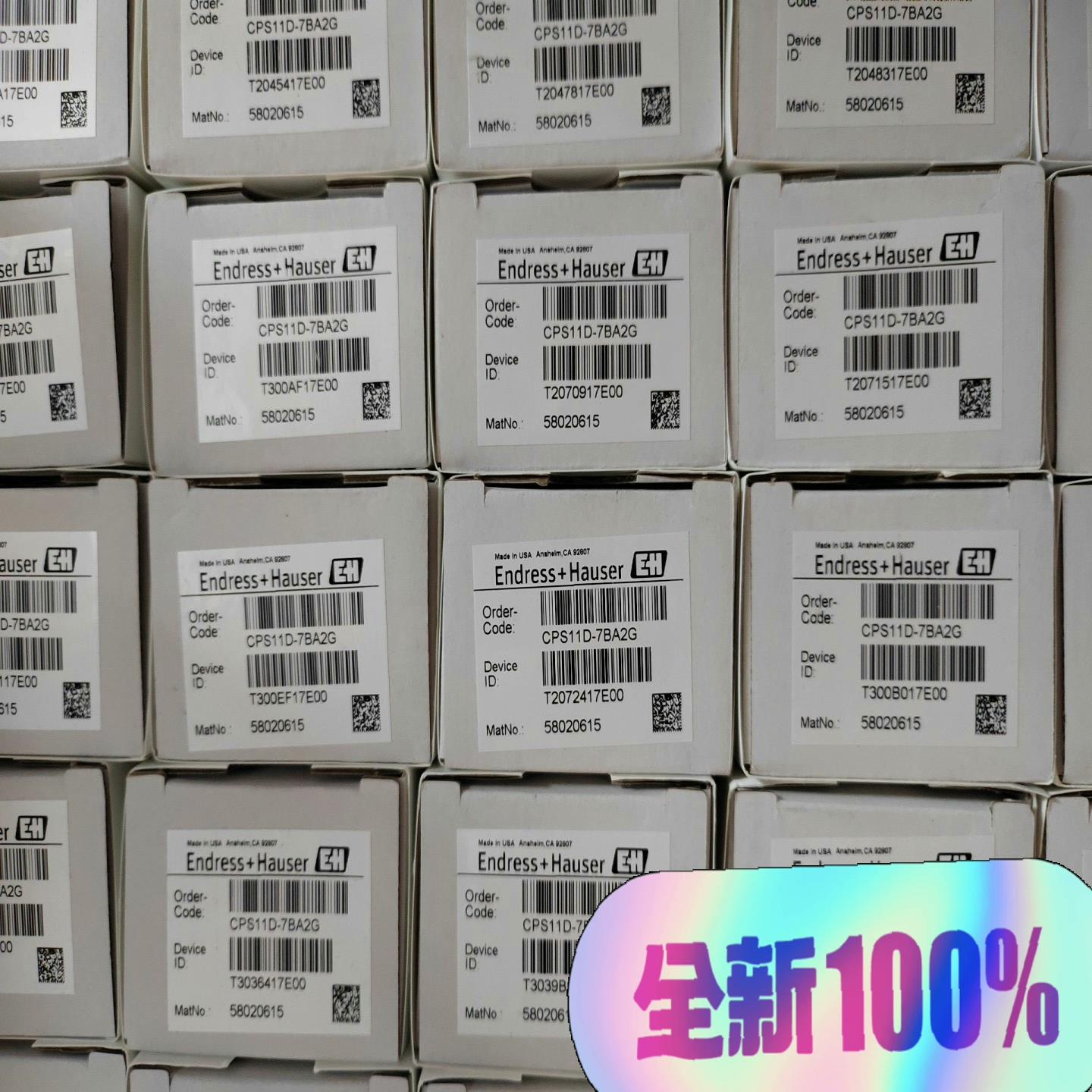 全新出厂EH ph电极CPS11D-7BA2G全新出厂E