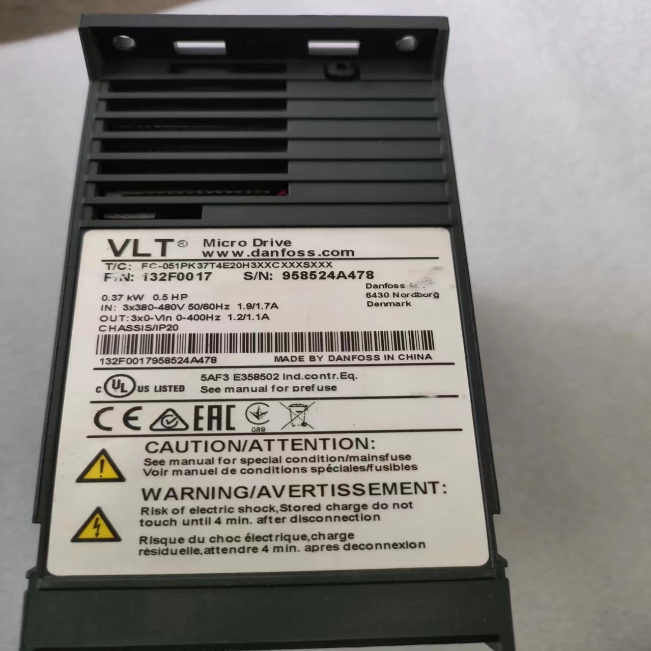 丹佛斯变频器 132F0017，现货，成色好，需要的私聊