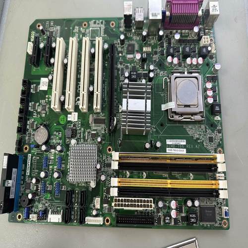（设备配件）研华 AIMB-766 REV.A2工控机主板配挡板CPU