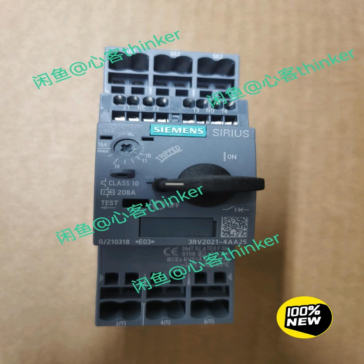 SIEMENS 断路器/电机保护开关 3RV2021-4AA
