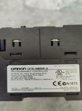 CP1E-N60DR-A模块60点功能正常，需要联