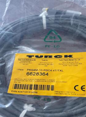 图尔克连接线 PKG4M-10-RSC4.4T/TXL