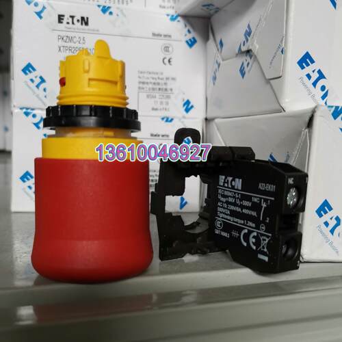 EATON MOELLER急停按扭A22-RPV/K01带一常闭触点