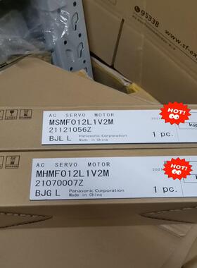 A6伺服100W电机MHMF012L1V2M MSMF0
