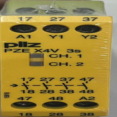（设备配件）pilz皮尔兹X4V 3s 编号774582 安全继电器，工