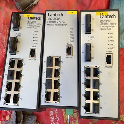 Lantech交换机3台，型号如下：议价