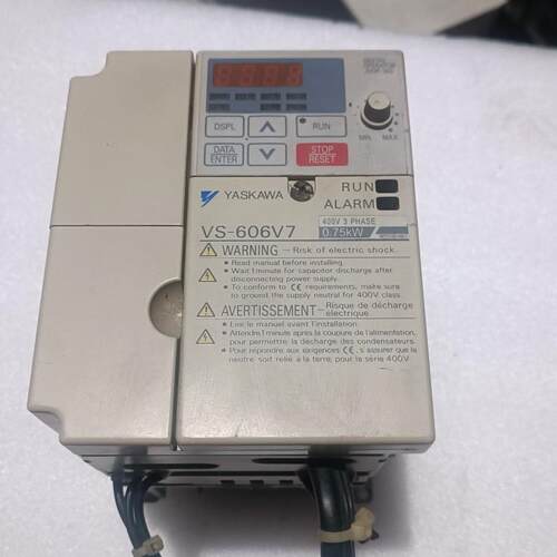 （请询价）安川变频器CIMR-V7AT40P7  0.75KW测好发货议价