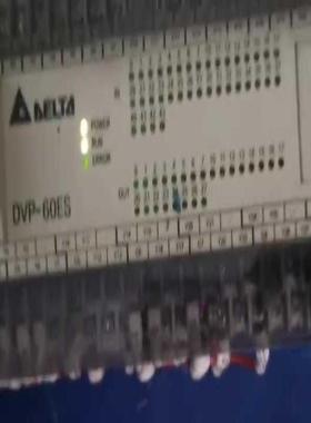 原装台达PLC，DVP-60ES00R2,通电如图，成色