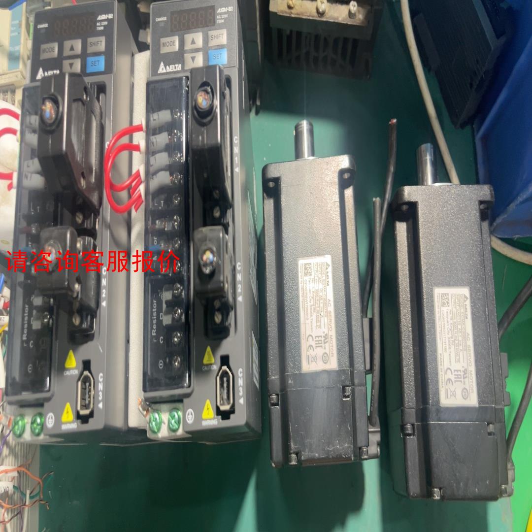 台达B2系列750W伺服驱动器，伺服电机ASD-B2-072