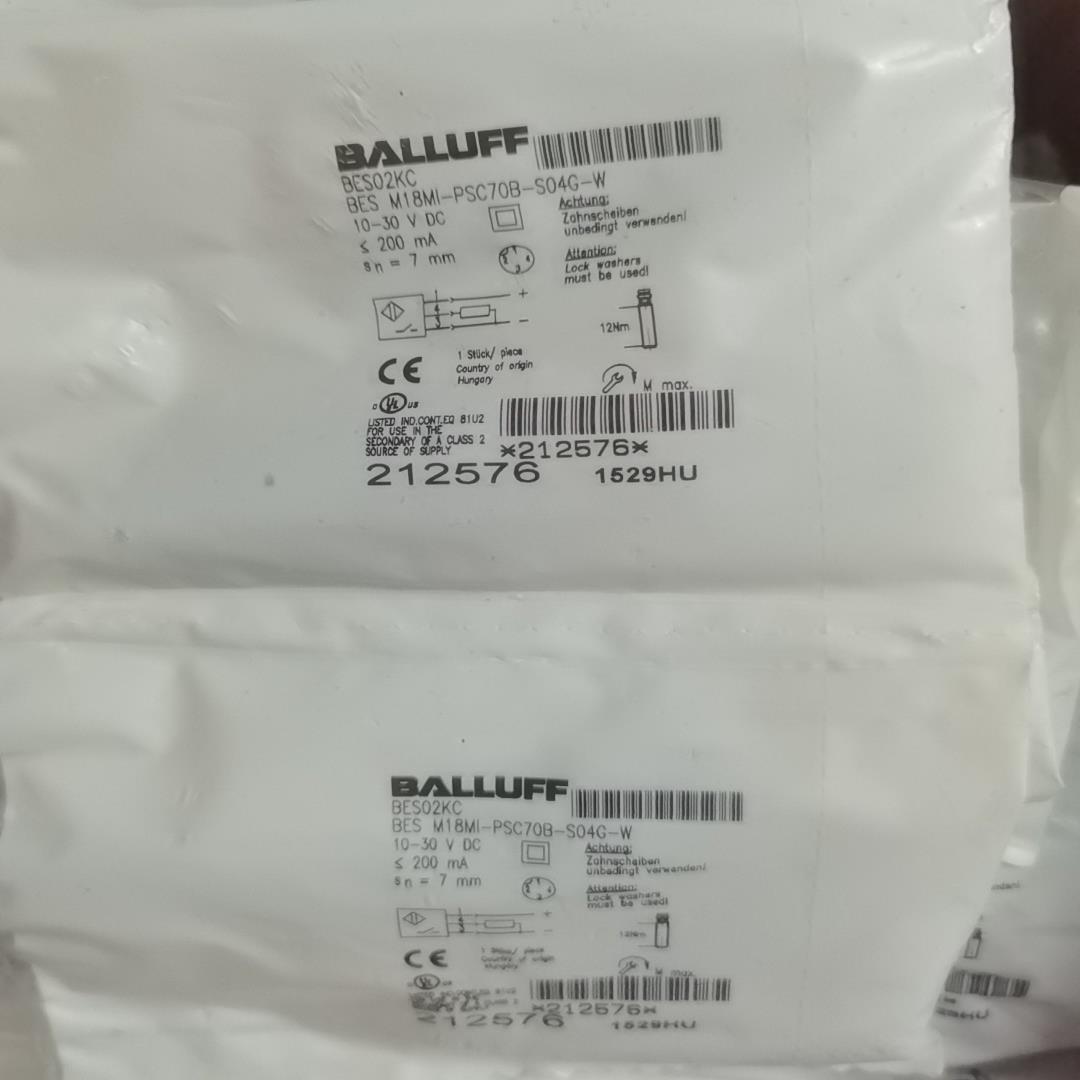 212576巴鲁夫传感器BES02KC BES M18MI-