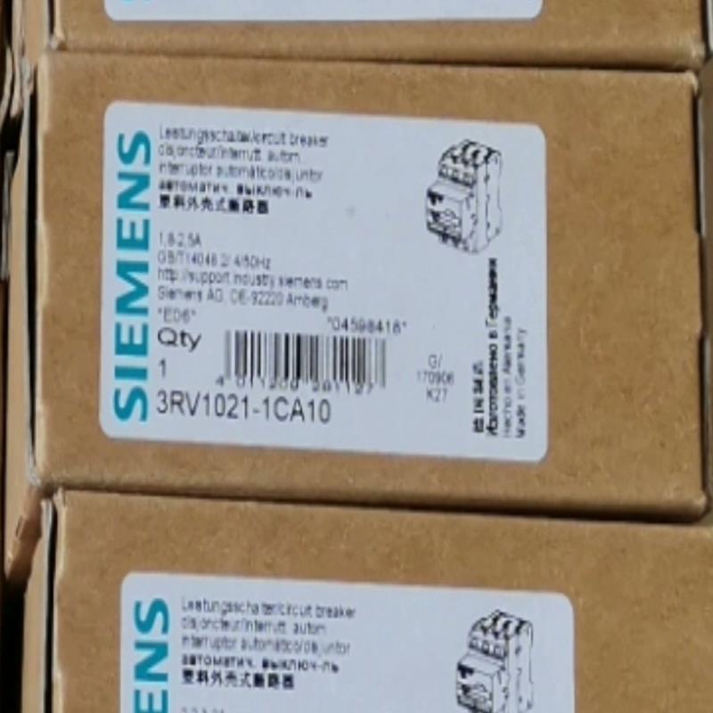 （设备配件）3RV1021-1CA10德国西门子马达保护断路器 库存货