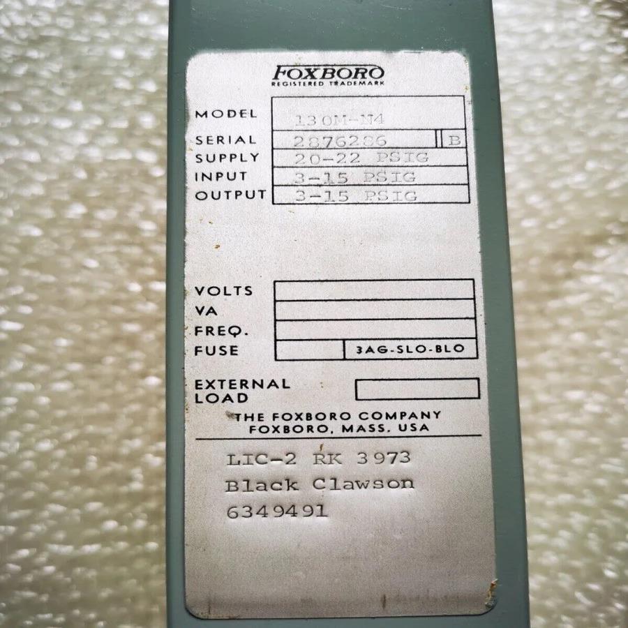 Foxboro 130M-N4   P0903ZE