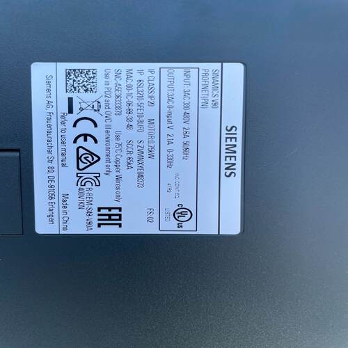 [德峰]99v90UF0SL32108-新-6西门子，5驱动FE10
