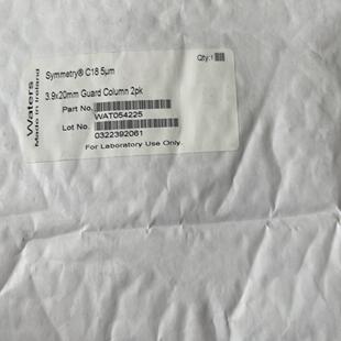Waters保护柱芯Wat054225 2/包 Symmet