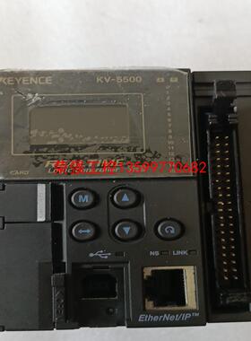 【荣强工控】基恩士KV-5500CPU一台，有一个卡扣断个