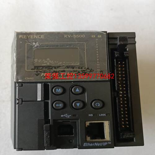 【荣强工控】基恩士KV-5500CPU一台，有一个卡扣断个