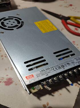 正品明玮电源  LRS-350-24  成色新  实图拍摄