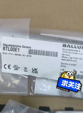 现货原装全新BALLUFF巴鲁夫位移传感器 BTL00E1