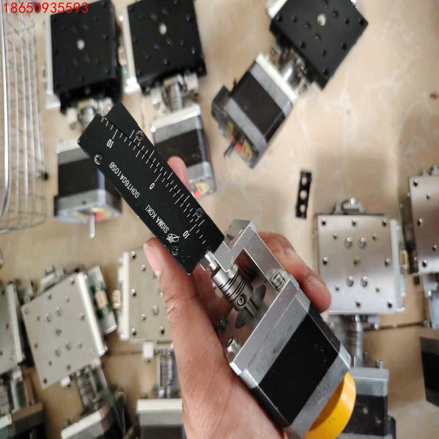 电动弧度台60X60钢台面，日本西格玛光机，型号GOHT60