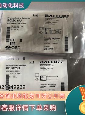 现货BOS01FJ BOS 18M-PA-PR20原装巴鲁夫