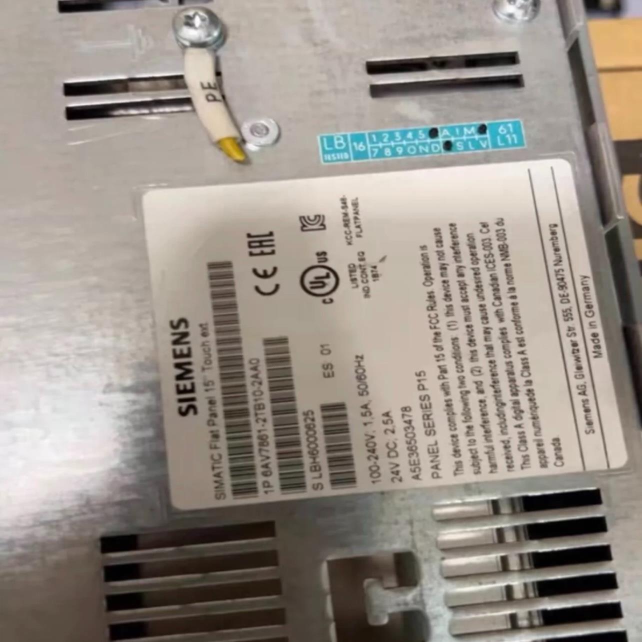 西门子触摸屏/触控屏6AV7861-2TB10-2AA0,