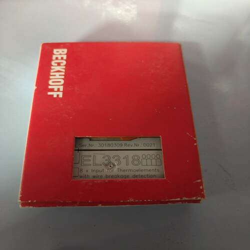倍福温度模块EL3318，全新未拆