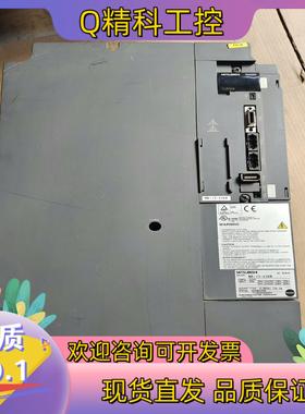 现货伺服驱动器MR-J3-22KB盖子裂了些拍摄橙色