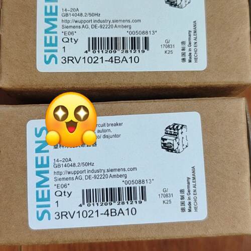 议~西门子塑壳式断路器 3RV1021-4BA10  3RV10