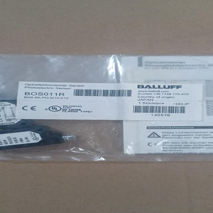 BALLUFF全新巴鲁夫BOS011R光电开关BOS 5K-