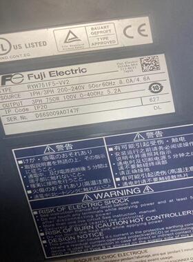 [德峰]RYH751F5-VV2富士驱动器750W功能完好可测试录视