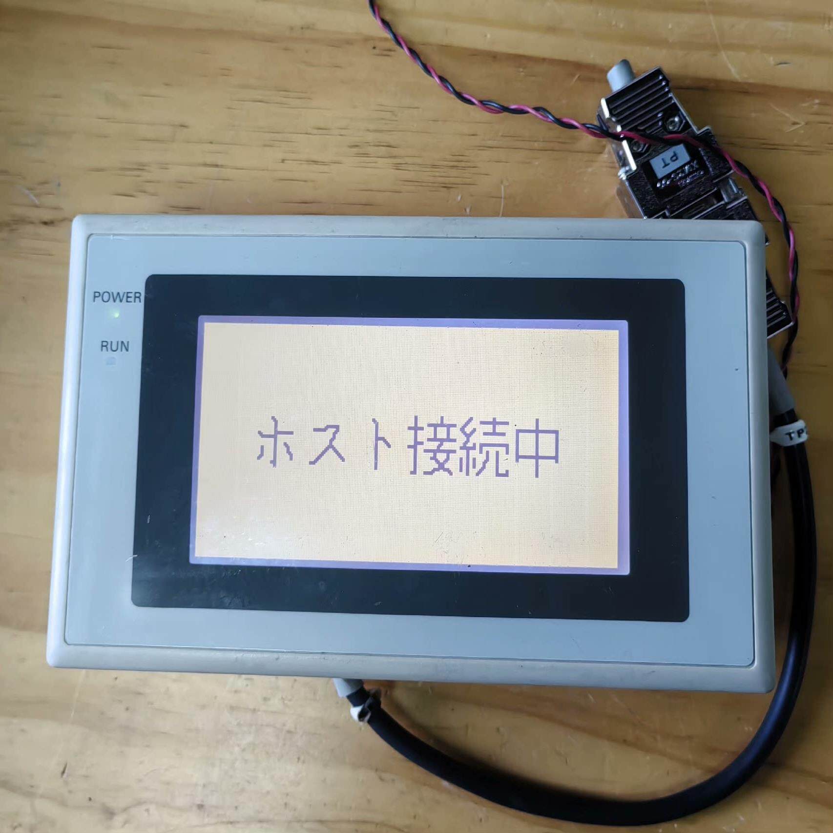 [德峰]NT20S-ST121-V3触摸屏OMRON拆机件通电正