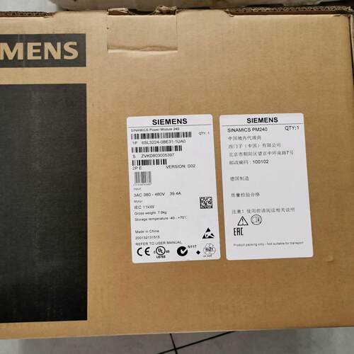 议~6SL3224-0BE31-1UA0西门子G120变频器11