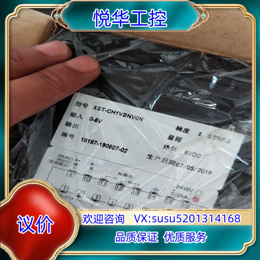 原装单通道热工表XST-CH1VBNV0N议