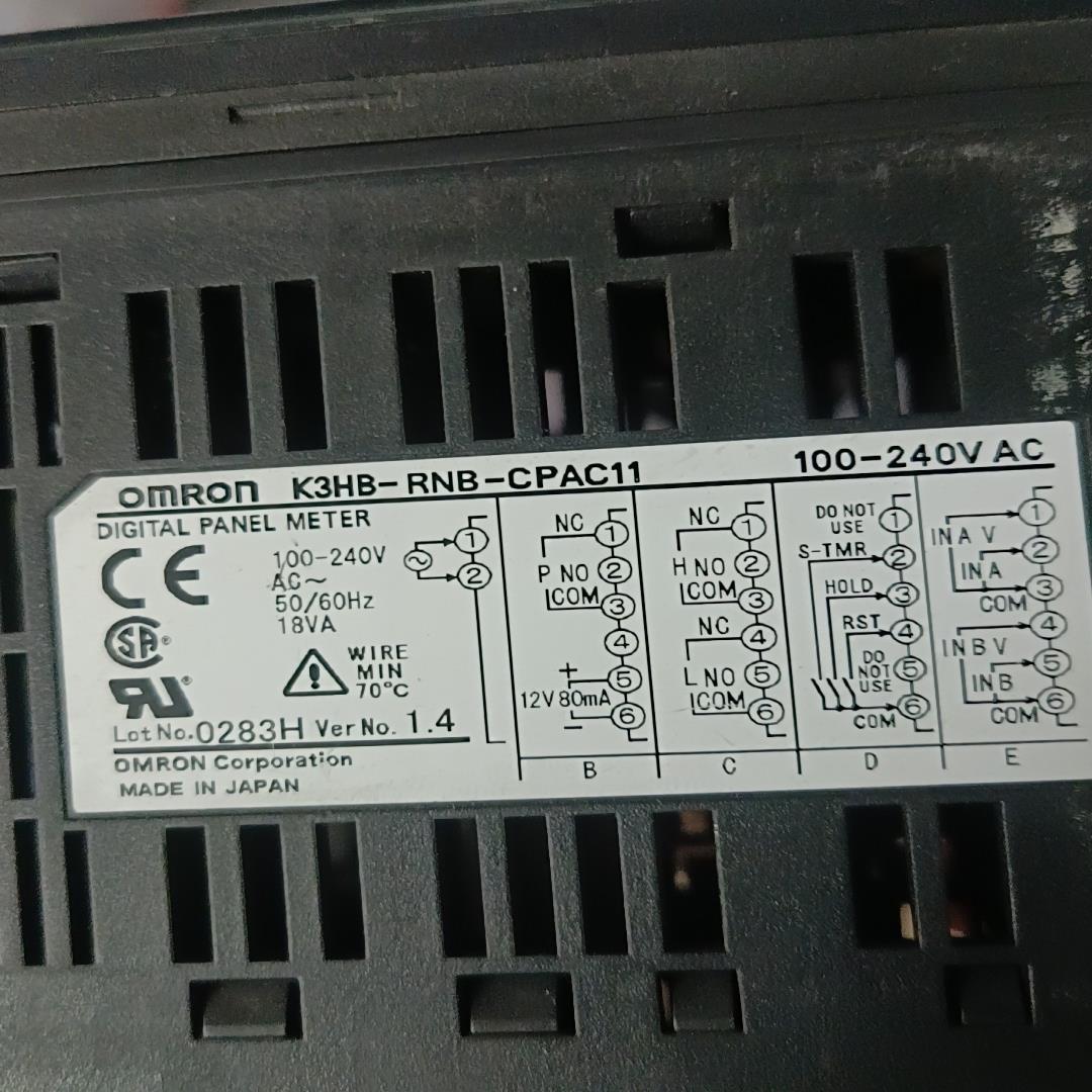 K3HB-RNB-CPAC11多功能数字转速表omro