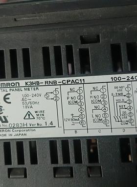 K3HB-RNB-CPAC11多功能数字转速表omro