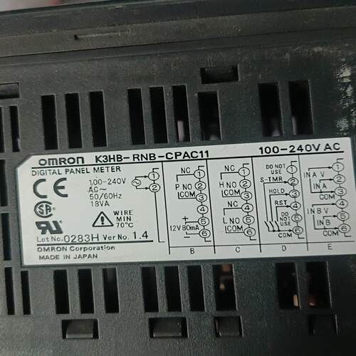 K3HB-RNB-CPAC11多功能数字转速表omro