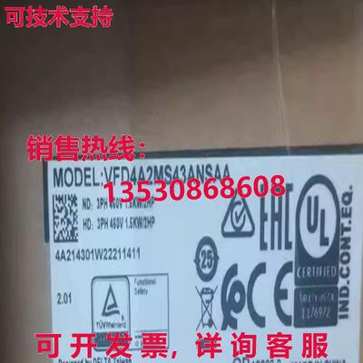原装供应DELTA VFD4A2MS43ANSAA INVERTER VFD4A2MS43ANSAA