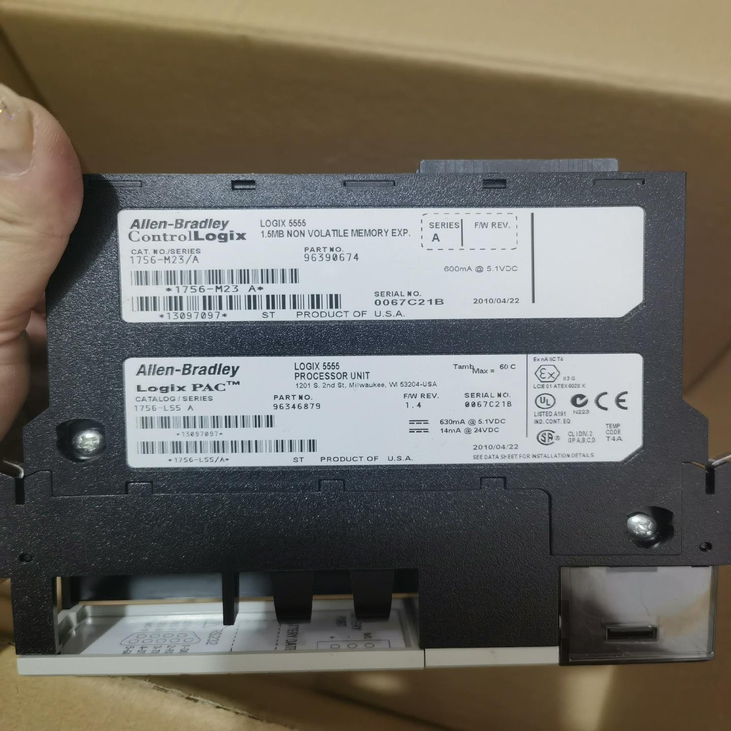 1756-L55M23二手拆机的，功能正常包好，喜欢的来~议价