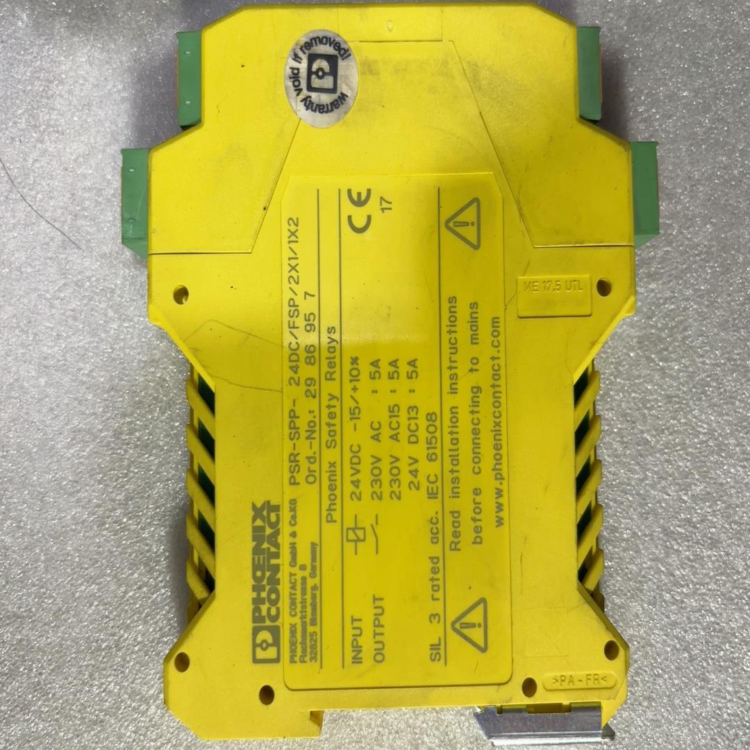 菲尼克斯安全继电器PSR-SPP-24DC/FSP/2X1/