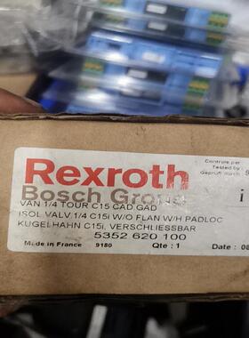 力士乐5352620100全新原装IV3/2WP