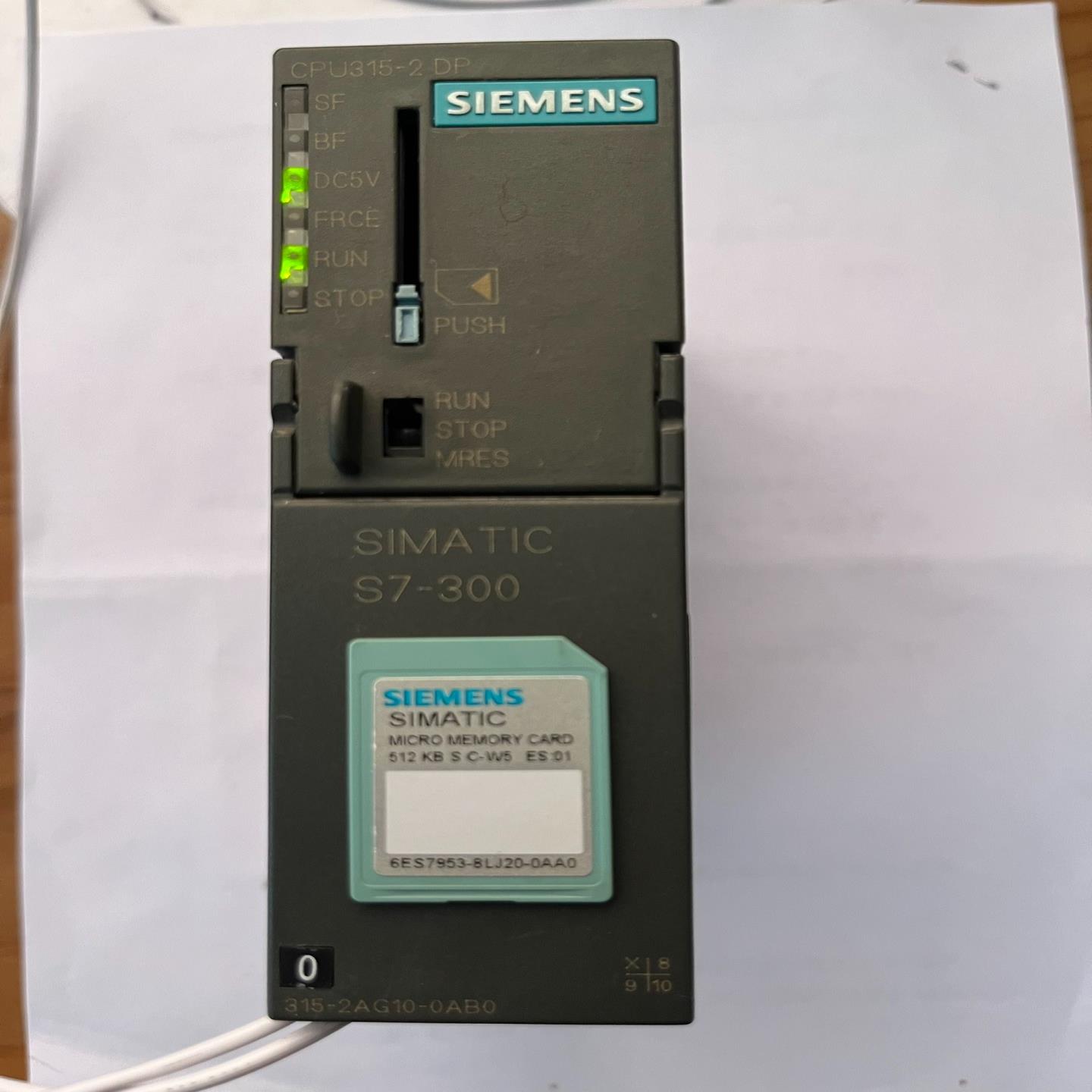 (设备配件)300--2西门子0AG10-S7512控制器315带AB0