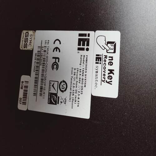 [德峰]主机 工业-D525TANK800。威强工控机-IEITA