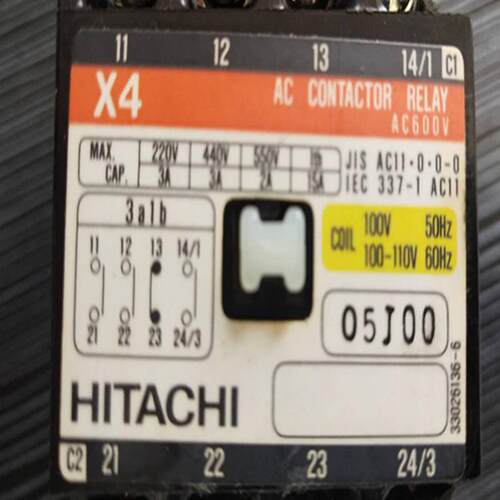 HITACHIX4接触器 3A1B 2A2B 4A AC380V质保一年议价